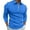 Blue, variant on Aayomet Long Sleeve Polo Shirts for Men T Shirt Zipper Turn Down Collar Long Sleeve Tops T Shirt (Red, XL)