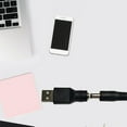 thumbnail image 2 of TIERPOP USB to DC Adapter USB 2.0 A Male to DC 5.5x2.1mm DC Female Connector Male to Female Adapter Fast Transmission, 2 of 10