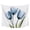 Blue, variant on Turquoise Aqua Tulips Tapestry for Bedroom Wall Hanging Tapestry, Pastoral Flower Floral Spring Ceiling Backdrop Tapestries Poster Blanket Wall Decor for Teens Room Living Room Dorm 59" x 90"