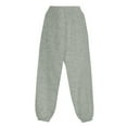 thumbnail image 6 of gakvbuo Cinch Bottom Baggy Sweatpants For Women High Waiste Workout Active Joggers Pants For Gym Sporty Athletic Fitting Cargo Sweatpants For Women Baggy Lounge Trousers Long Leg Pants With Pockets, 6 of 7