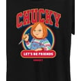 thumbnail image 3 of Chucky - Chucky Collegiate - Women's Short Sleeve Graphic T-Shirt, 3 of 5