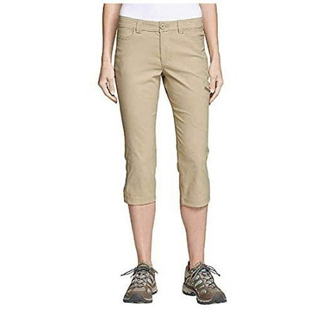Eddie Bauer Ladies' Rainier Capri, Lt Khaki (6)