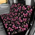thumbnail image 6 of Uourmeti Skulls Car Seat Covers 3 PCS, Car Seat Covers Full Set Polyester Auto Decor Dustproof for Cars Most Sedans SUV, 6 of 8