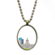 thumbnail image 1 of Canadá lugar y los edificios de la ciudad de dibujos animados Collar Colgante de cadena vintage Colección de joyas colgantes Unbranded  M, 1 of 3