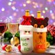thumbnail image 3 of Bolsa para botella de vino LzGUNGY Diseño de Papá Noel, 3 of 5