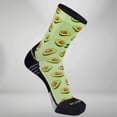 thumbnail image 3 of Zensah Avocado Socks (Mini Crew) M / Lime Green, 3 of 4