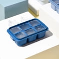 thumbnail image 6 of 3× Large Ice Cube Tray Maker Mould Tray Square Kitchen DIY Jelly Mold With Lid, 6 of 11