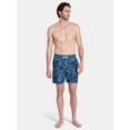 thumbnail image 2 of Laguna Men's Printed Seersucker Volley Swim Trunks with Brief Liner, 7" Inseam, Sizes M-2XL, 2 of 5