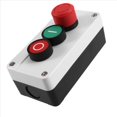 thumbnail image 3 of Caja de Control de Interruptor de Botón Pulsador CNC, Resistente Al Agua, con Indicador Luminoso, Caja Eléctrica con Punto de Reinicio de Parada de Emergencia., 3 of 5