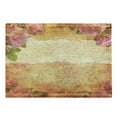 thumbnail image 1 of Rose Cutting Board, Floral Nostalgic Collage of Old Latters and Roses Retro Romantic Art Print, Decorative Tempered Glass Cutting and Serving Board, Large Size, Cream Pink, by Ambesonne, 1 of 1