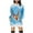 Light Blue, variant on Womens Christmas Dress Christmas Party Dresses 2024 Women's Christmas Christmas Print Hoodie Dress