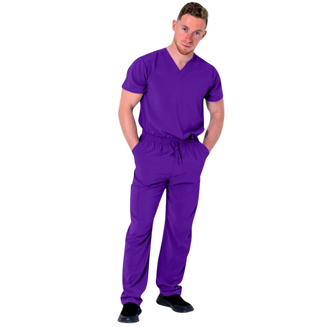 Banu Unisex Scrubs Set - 7 Pocket Medical Scrubs for Women and Men | Nurse Scrub Sets for Women and Men
