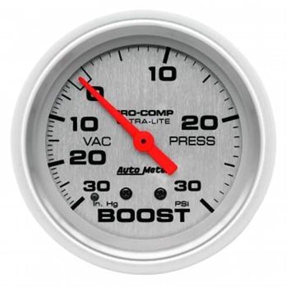 4403 Ultra-Lite Mechanical Boost & Vacuum Gauge - 2.62 in.