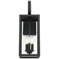 thumbnail image 5 of John Timberland Mira Modern Outdoor Wall Light Fixture Flat Black 21 1/2" Clear Glass for Post Exterior Barn Deck House Porch Yard Posts Patio Home, 5 of 9