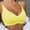 Yellow, variant on Sheghy Women Bras Plus Size Women's ABC Cup Backless Wire-Free Breathable Comfortable Bra,Light Blue S