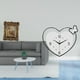 thumbnail image 2 of Marco De Fotos Floral Tallado A Mano, Reloj De Pared En Forma De Corazón, Soporte De Acrílico Para Cuadros, Montaje En Pared, Diseño Creativo Decorativo Antiguo, Movimiento Silencioso, Arte, 2 of 8