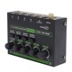 thumbnail image 1 of Mezclador de 4 Canales Con Luz Rgb, Controlador de DJ Multifuncional de Bajo Ruido, Mezclador de Sonido Con Ruido Súper Bajo y Fácil Configuración para Teclado,, 1 of 7