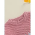 thumbnail image 5 of SANSIWU Big Sister Little Sister Matching Outfits Baby Girl Sweater Long Sleeve Pullover Sweatshirt Fall Knitwear, 5 of 6