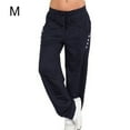 thumbnail image 1 of Pantalons Amples pour Femmes, Pantalons de Sport Multicolores, Bleu Foncé m, 1 of 5