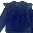 thumbnail image 3 of Millie Love Lily Girls' Navy Rib Velour Jogger Set, Big Girl, Size 8 (2-PCS), 3 of 5