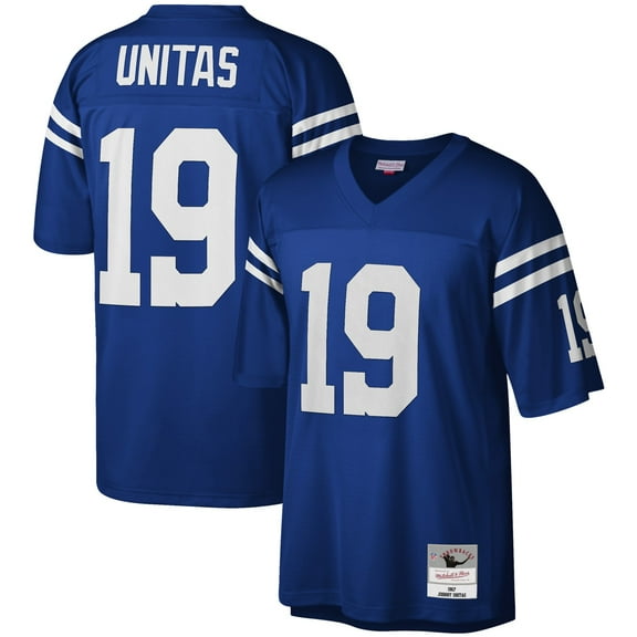 Men's Mitchell & Ness Johnny Unitas Royal Baltimore Colts Legacy Replica Jersey
