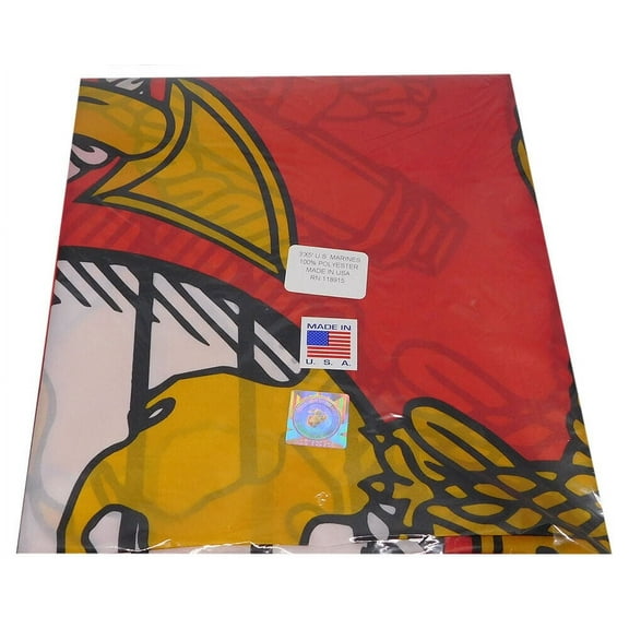 3'x5' US MARINES Flag - Made in the USA (Licensed)