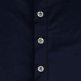 thumbnail image 5 of Mens Hoodies Sweatshirt Pullover New Solid Color Button Up Pearl Cotton Twill Mens Warm Clothing,Navy,M, 5 of 6