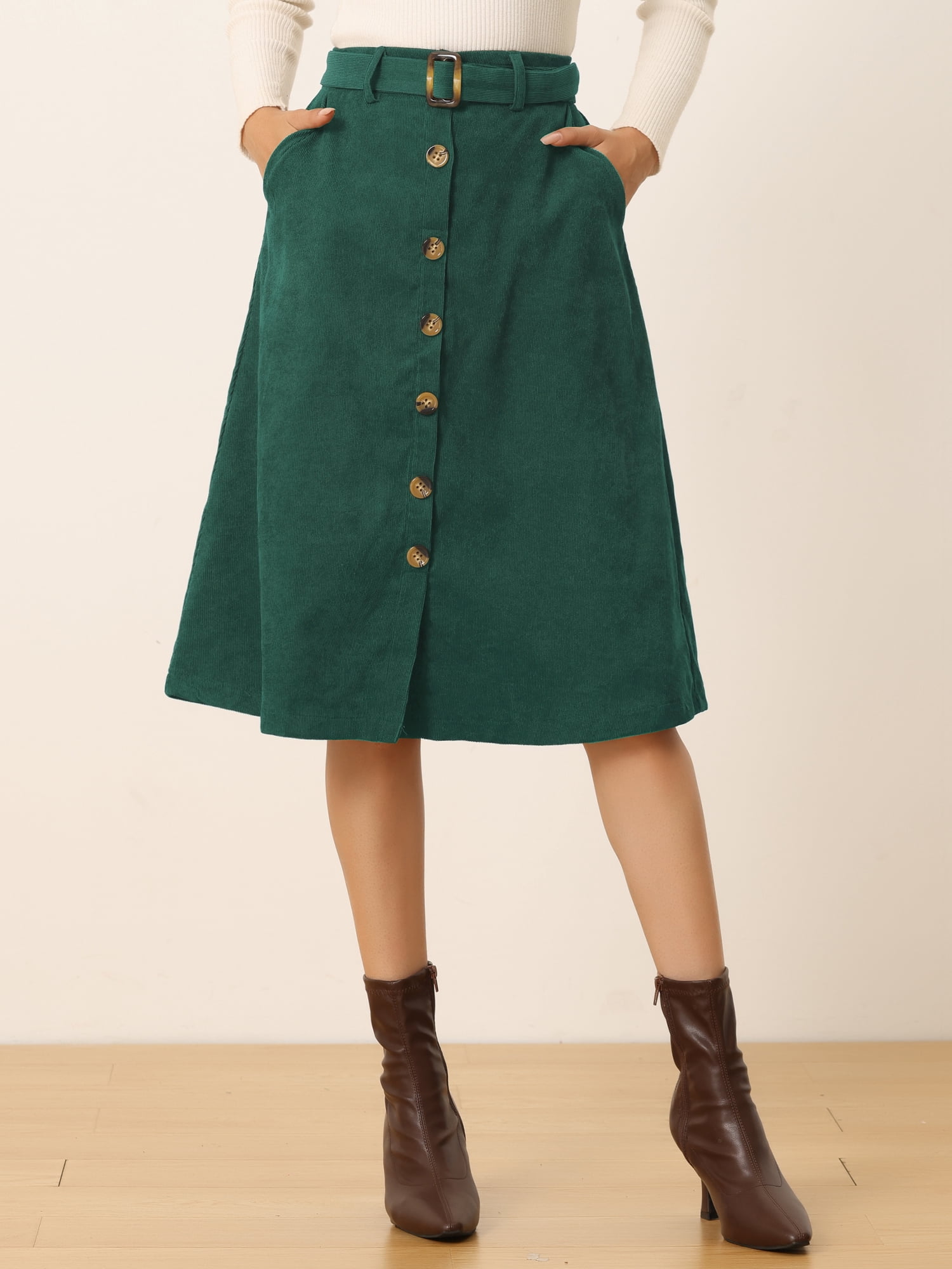 Jupe Mexx Femme Verte – Nylon Ligne A – Taille 12 – Excellent état
