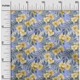 thumbnail image 2 of oneOone Cotton Cambric Lavender Blue Fabric Tropical Floral Craft Projects Decor Fabric Printed By The Yard 42 Inch Wide, 2 of 4