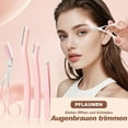 thumbnail image 6 of Safeglitz Eyebrow Grooming Kit - Scissors with Comb, Trimmer, Cleaning Brush & Storage Bag, 6 of 9