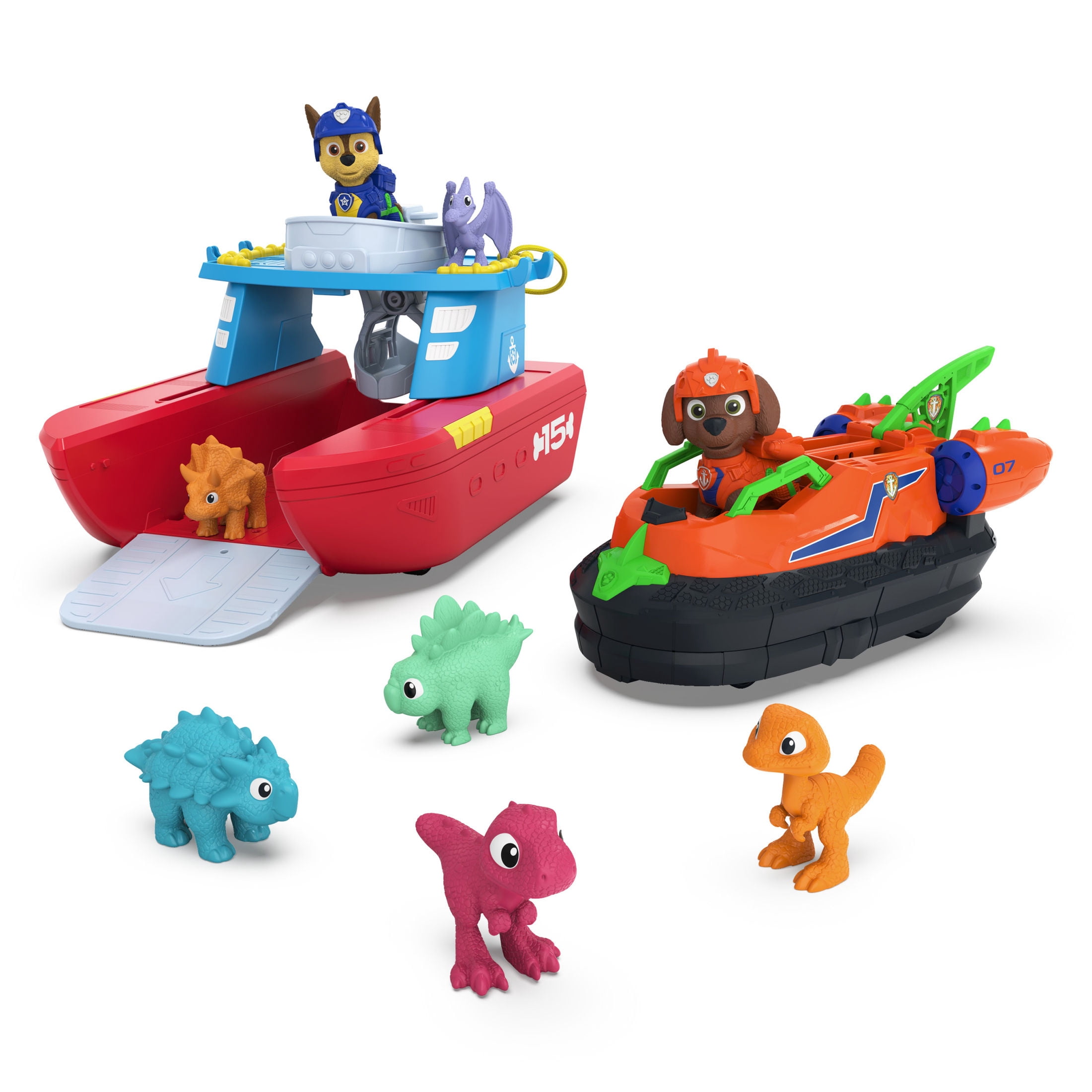 PAW Patrol: The Dino Movie Dino Patrol Box Toy Vehicle Two 2-Pack, for Ages 3 and up