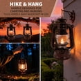 thumbnail image 3 of Vintage Kerosene Lantern Portable Oil Lamp for Camping Hiking Emergency Decor Multiple Colors, 3 of 8