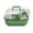 Green, variant on Portable Hamster Travel Cage, Small Pet Carrier with Handle, Transparent Carry Habitat for Dwarf Hamsters and Gerbils(Blue)
