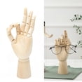 thumbnail image 2 of Hand Model, Jointed Hand Model, Wood Simple For Home Office, 2 of 8