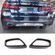 thumbnail image 3 of Un par de molduras de cubierta de tubo de silenciador de trasero para BMW G30 G38 2018 a 2021, duradero, 3 of 9