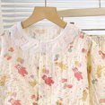 thumbnail image 4 of CAUYDY 5T 6T 7T 8Y 9Y 10Y Child Girl Sleepwear Clothes for Kids Long Sleeve Shirt Elastic Pants 2Pcs Cute Set Girls Fall Winter Pajamas Sizes 9-10 Years,Pink, 4 of 5