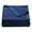 Navy Blue, variant on OakRidge Heirloom Merino Wool Blanket – 100% Australian Wool with Vintage Satin Edges – Breathable, Odor-Resistant, All-Season Bedding in Full/Queen Size – Tan Cozy Throw for Home or Travel