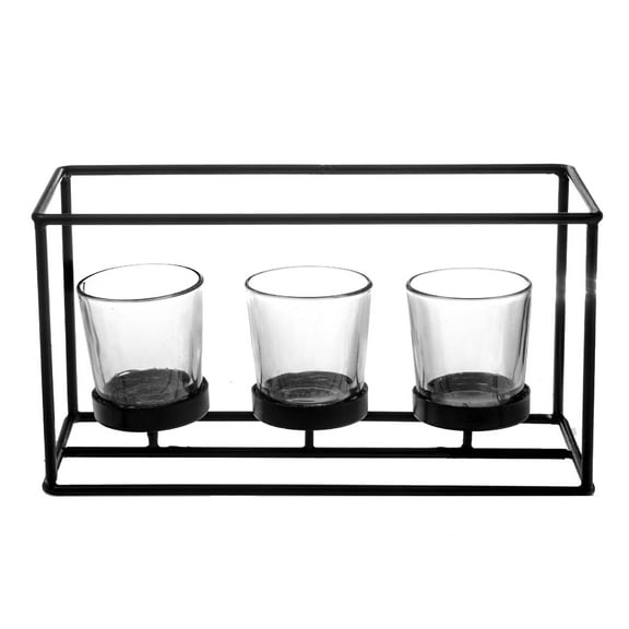 Maison Concepts Cube 3 Votive Holder (9L X 4W X 5H)