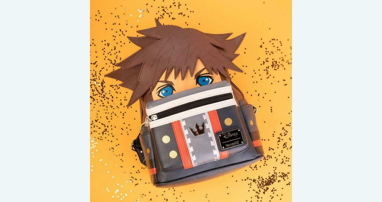 Loungefly x kingdom hearts 2025 3 sora cosplay mini backpack