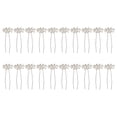 thumbnail image 1 of MasteelfCA 20 Pcs Épingle à Cheveux de Mariée Gypsophile Fourche en Forme de U Coiffure de Mariage, 1 of 8