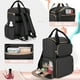 thumbnail image 4 of Mochila organizadora de esmaltes de uñas LUXJA con capacidad para 70 botellas, color negro, 4 of 8