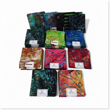 Batik Bliss: Vibrant 100% Cotton Fat Quarters for Creative Crafts