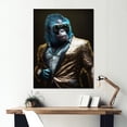 thumbnail image 2 of Designart Disco Style Tuxedo Gorilla II Canvas Wall Art, 2 of 5