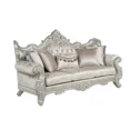 thumbnail image 2 of Luxurious 3Pc Traditional Sofa Set, Champagne Fabric Upholstered Living Room Set, 2 of 10