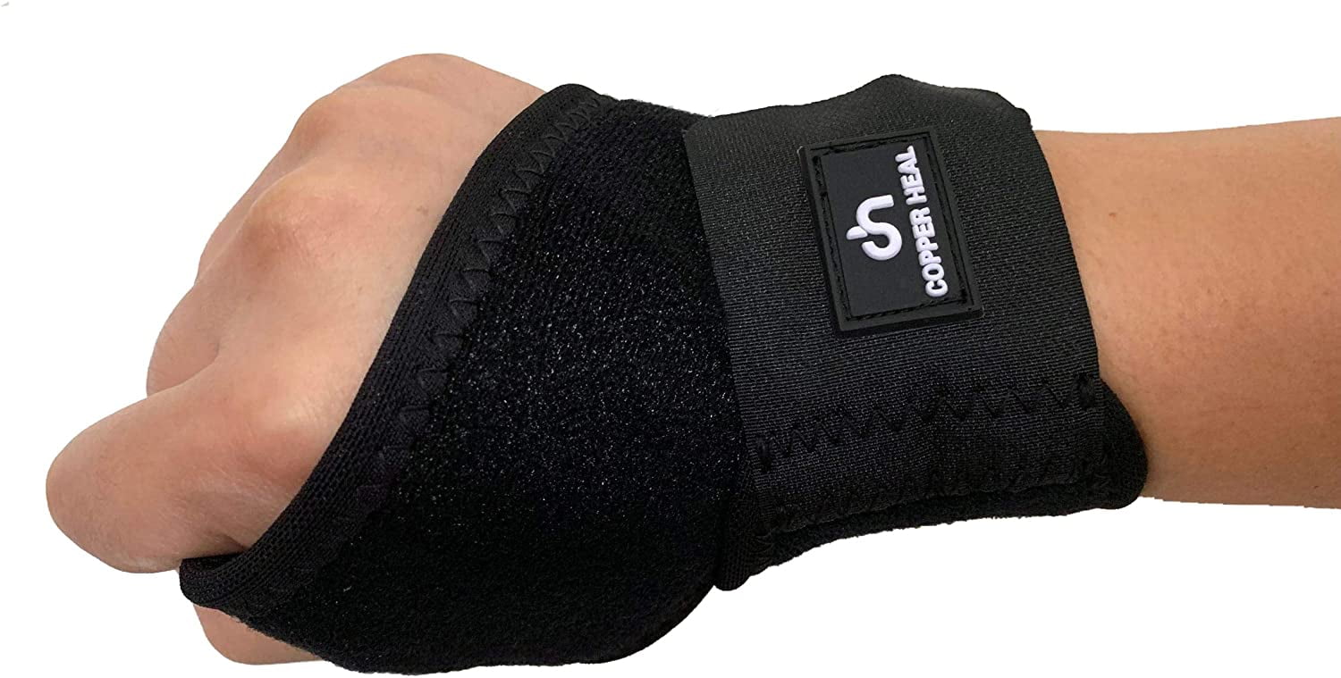 COPPER HEAL Adjustable Wrist Support Brace - Suitable for Both Right