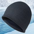 thumbnail image 2 of Landzoo One Autumn And Winter Reflective Knit Hat Night Reflective Silk Outdoor Sports Windproof Warm Woolen Hat Warm Stylish Hats, 2 of 9
