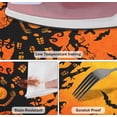 thumbnail image 4 of Round Fitted Tablecloth with Elastic Edge Design Table Cover Waterproof Table Cloth Stain-Resistant for 35-47" Round Table for Dining, Picnic, Party, Decor, Outdoor, Halloween, 4 of 7