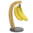 thumbnail image 1 of Home Basics Bamboo Banana Tree Holder With Black Granite Base, 5.5x5.5x11.6 Inches, 1 of 3