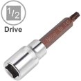 thumbnail image 2 of FYBTO 1/2-Inch Drive T40 Torx Bit Socket S2 Steel 100mm Length 1Pcs-0621, 2 of 5