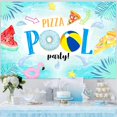 thumbnail image 3 of Pool Party Banner for Pool Party Decorations, Pizza Backdrop, Swim Party Supplies, 3 of 6